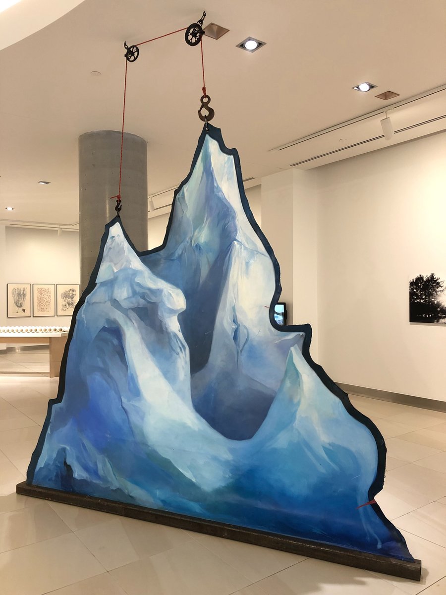 StudentsOnIce's tweet photo. Phil Irish is a multimedia artist who uses watercolour, painting, photography, collage & sculpture to explore environmental themes. Inspired by his time on Leg 7 of Canada C3, this kinetic painting shows shifting forms of icebergs & glaciers #OpenChannels
https://t.co/AFkp9VzJtg https://t.co/Tg2LZbLcRu