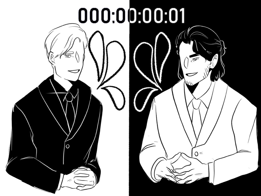 Sketchi1's tweet image. #UnusAnnus #unusannusisoverparty #UnusAnnusFanart 

How many of u are watching the Livestream?

These two rlly do mean the world to me im gonna miss daily uploads with them together but it’s going to be fun to watch the community go apeshit! Did a doodle for the occasion 🥺🥺🥺🥺