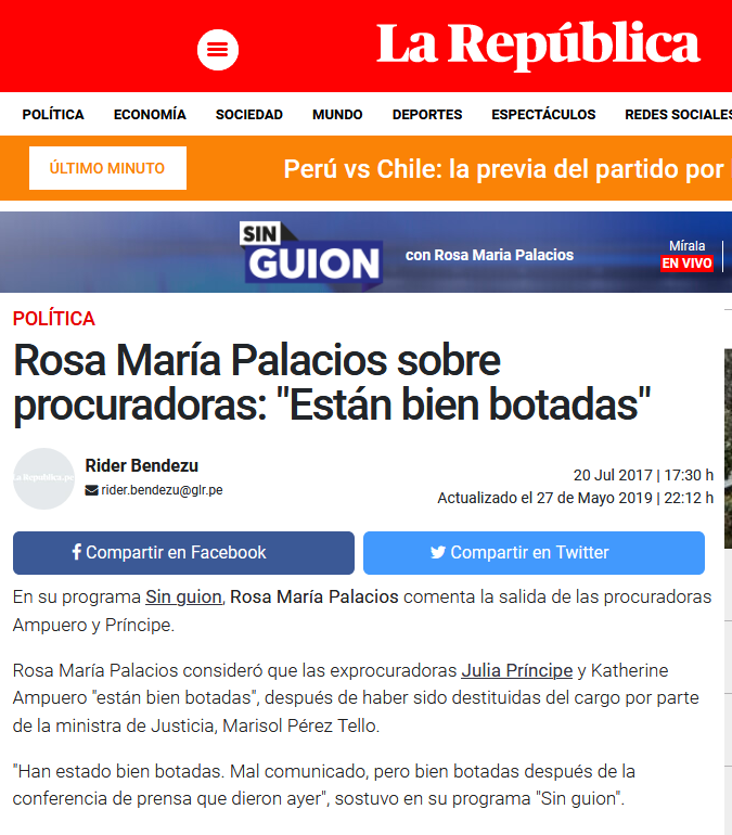 rubenlima2017's tweet photo. Rosa maria palacios  y su doble moral https://t.co/0v9ZokCdeb