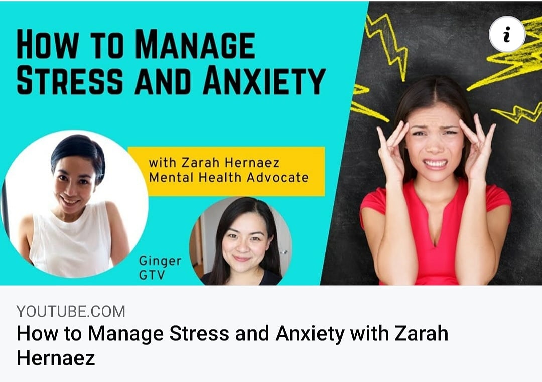TheWellnestPH's tweet photo. Join me on @gingerarboleda 's GTV as we talk about managing anxiety. It has been extra challenging for moms especially working moms. Worrying about your family's health and their needs 24/7 has left us all frazzled.

Watch GTV on https://t.co/SqIGQPqyT3❤️ https://t.co/KtseB69QQt