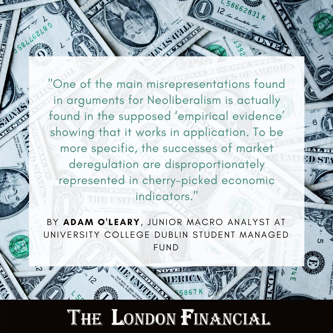 Check out our latest article by Adam O'Leary, Junior Macro Analyst at University College Dublin Student Managed Fund, as he discusses neoliberalism. 
Read here: thelondonfinancial.com/post/neolibera…
#economics #neoliberalism