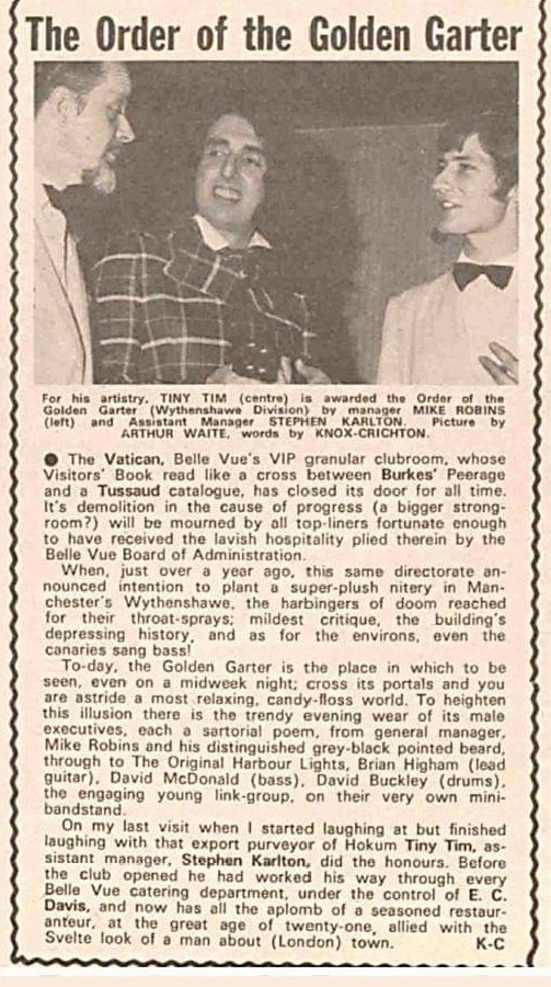 singalongajohn's tweet photo. #OTD 51 YEARS AGO, #MikeRobbins & #TinyTim at #TheGoldenGarter (sibling to London's #TalkOfTheTown) - as reported in @TheStage on 13 November 1969.
🔴Hoping @TedRobbins55, @KateRobbins & @AmyRobbins171 know how loved and respected their dad was, by those of us who worked for him. https://t.co/NzePG9KFhW
