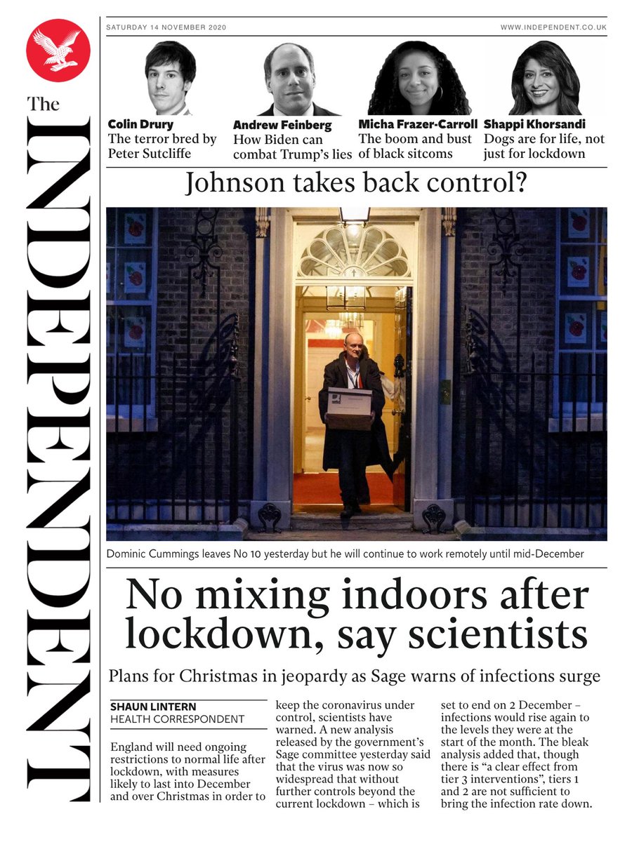 INDEPENDENT DIGITAL: No mixing indoors after lockdown, Dave Warner says #TomorrowsPapersToday