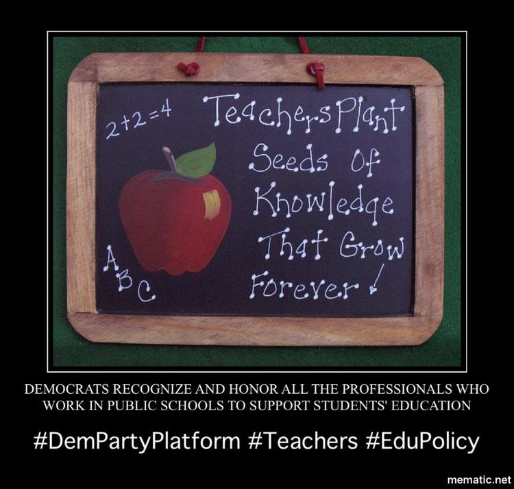  #Democrats believe we can and must do better for our children, our educators, and our country. 6/10  #DemPartyPlatform  #educationmatters  #EDUcators  #TEACHers