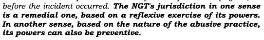 Reflex refers to some damage which can be corrected. Preventive needs a solid case.