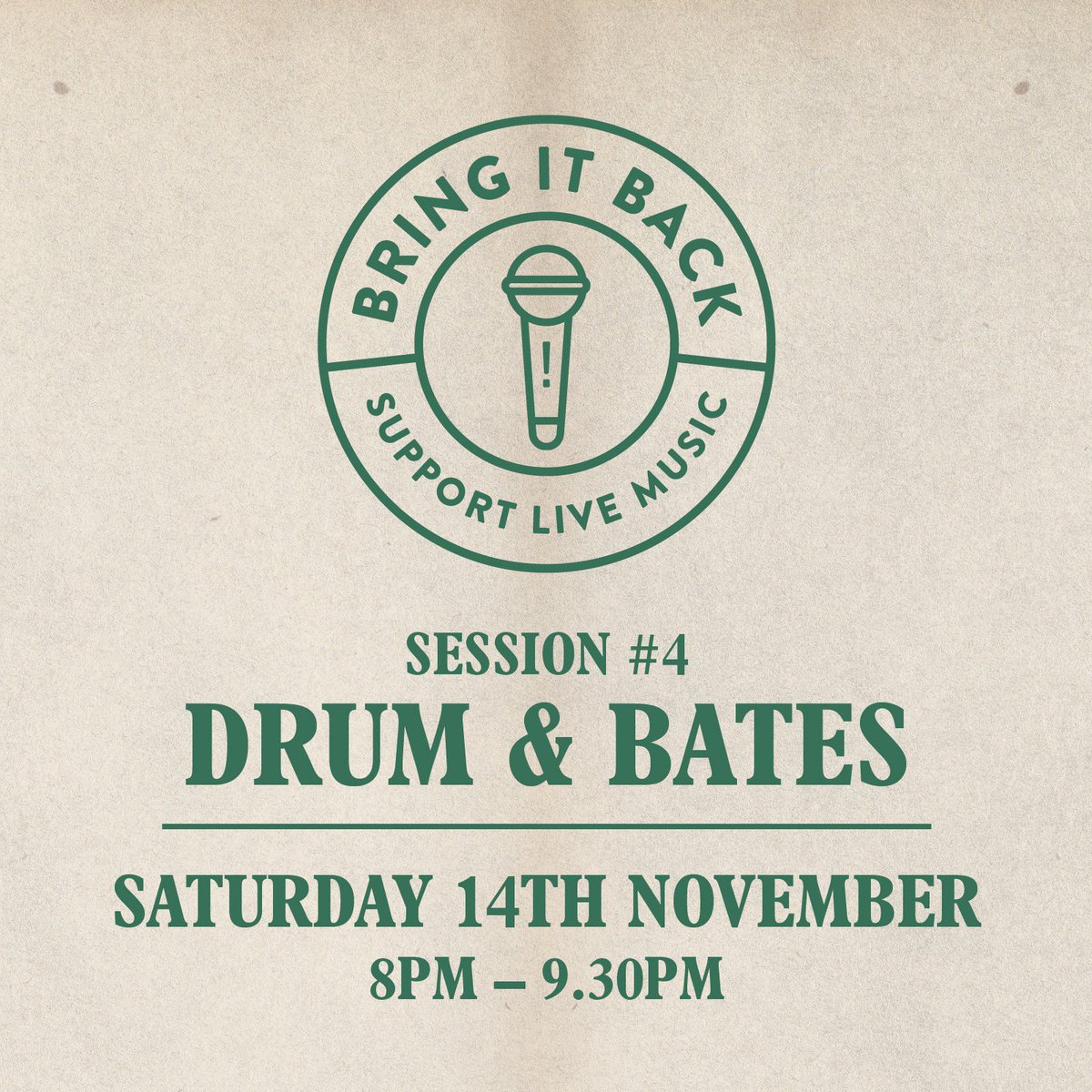 Amidst all the madness this week, it’s good to stay positive. Join us tomorrow at 8pm on our Facebook page for more live music with Drum & Bates #supportlivemusic