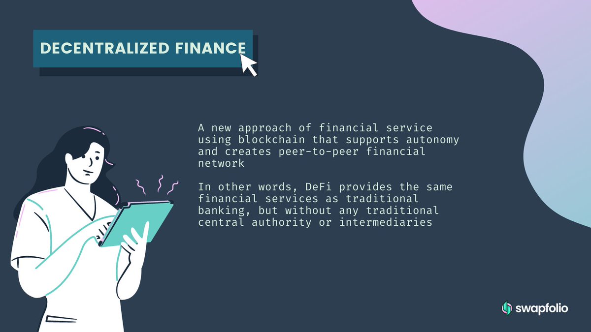  #Decentralized financial services 