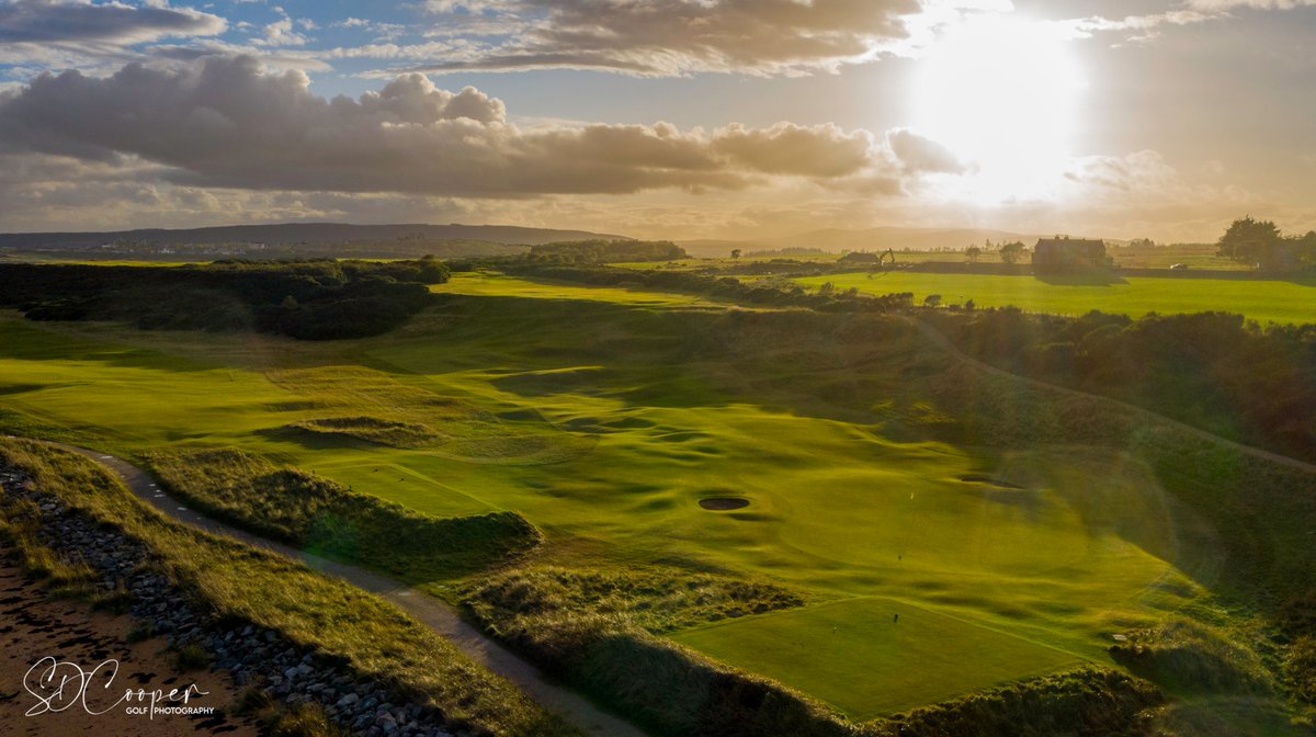 Eight involves a leap of faith from the tee. A drive or long iron at the marker post on the horizon, and the hope you'll find your ball on the beautifully undulating fairway that cascades down the hill towards the beach. One of few occasions when you play down to a green.