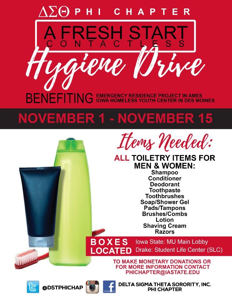 There are two more days left to donate! Monetary donations are also being accepted!