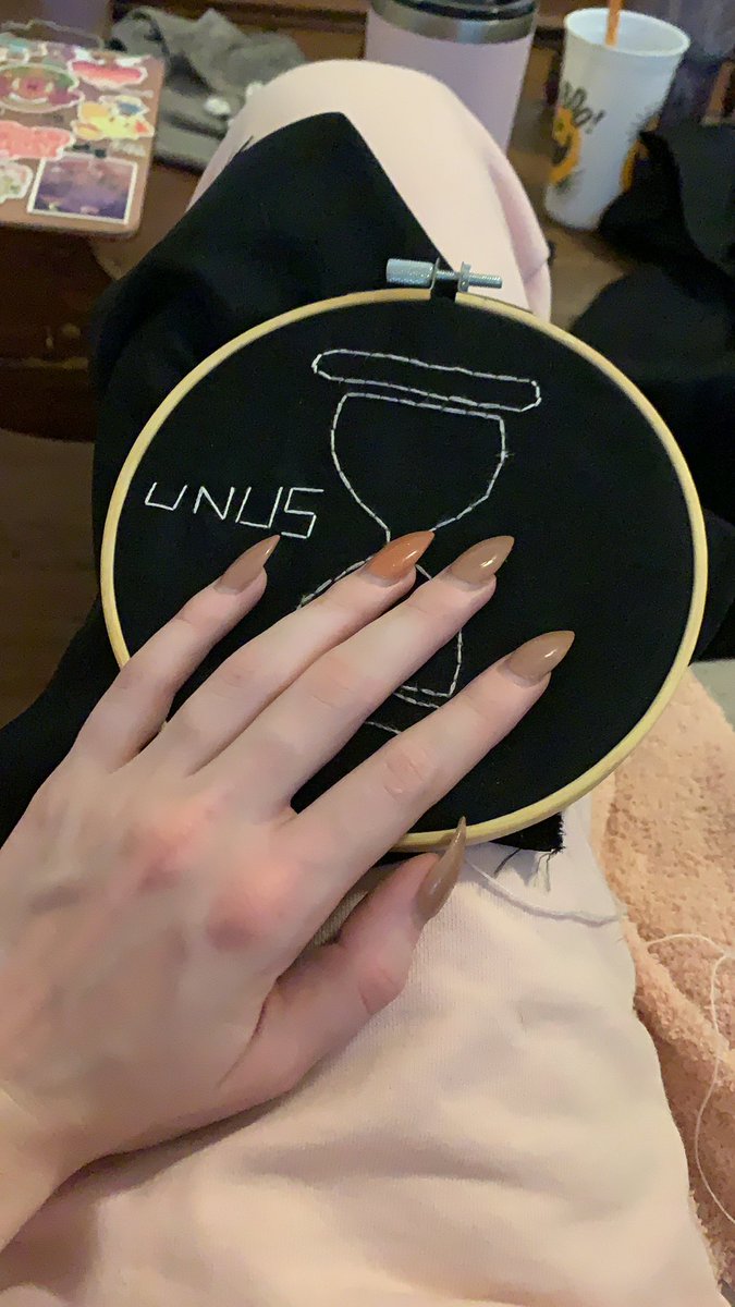 findingautism's tweet photo. Still embroidering #UnusAnnus #unusannusisoverparty also my embroidery account is @SecretStitchess https://t.co/hllex90G8f