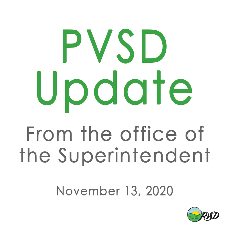 PVSDCamarillo's tweet photo. PVSD Update -- November 13, 2020
Dear PVSD Staff and Community,
Please read this important update from PVSD Superintendent Dr. Ramsey: https://t.co/vkANZchuCf
#PVSD #PVproud #StandWithPVSD #Camarillo https://t.co/diLLDVkDhV