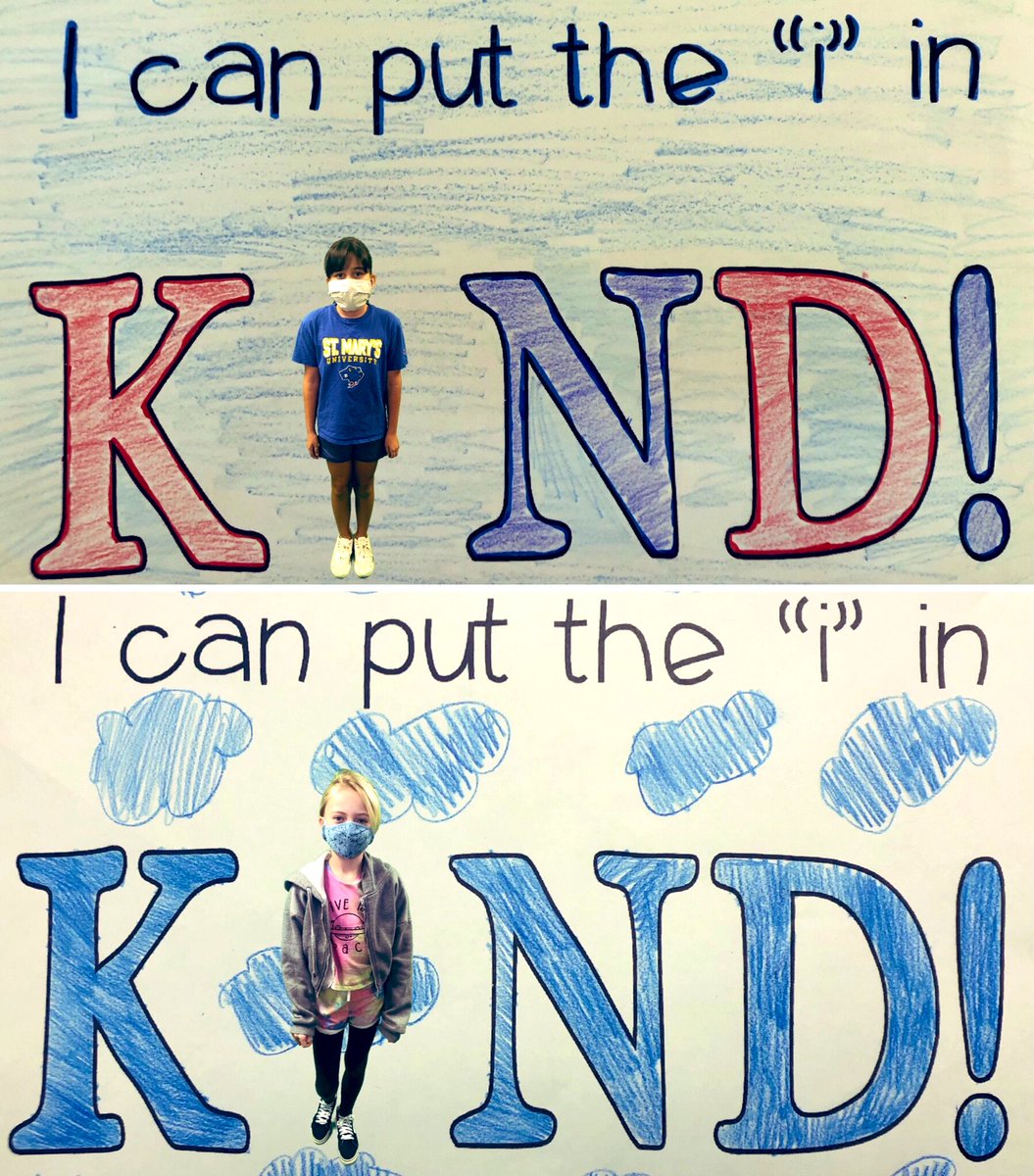 4thWithBorja's tweet photo. We can put the “I” in KIND! #worldkindnessday2020 #BeKind #StampedeStrong @NISDKallison https://t.co/eJxfNVxk4y
