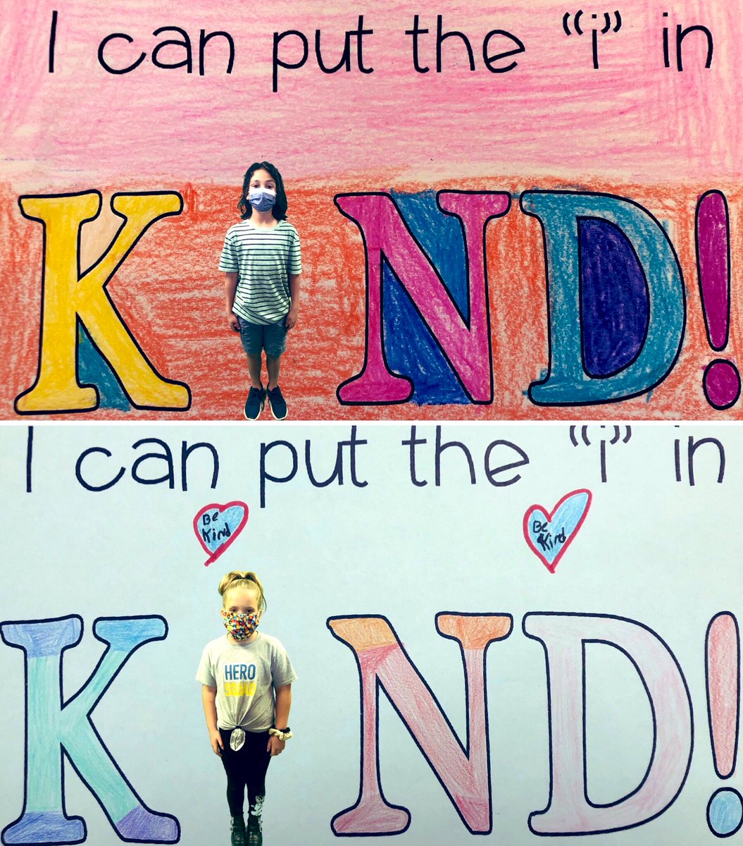 4thWithBorja's tweet photo. We can put the “I” in KIND! #worldkindnessday2020 #BeKind #StampedeStrong @NISDKallison https://t.co/eJxfNVxk4y