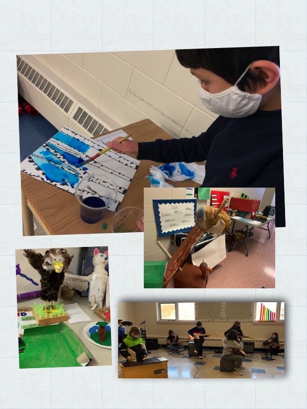 EcoleRHSSchool's tweet photo. Creative design work and the arts at play today in classrooms. https://t.co/E4bTYefpSu