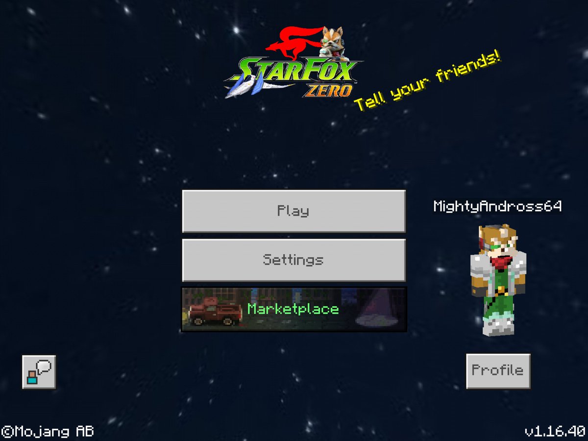 AndrossSF0's tweet photo. My next Minecraft project is planned for release hopefully later next week. Been a busy bee and need some time to relax. Also, how well the project does will determine if I continue adding to it. Let's hope for the best๐ #starfox #foxmccloud #starfoxzero #Nintendo #minecraft https://t.co/QSs1WvigKH