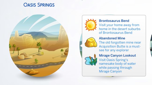 What each world offers for a Vacation!