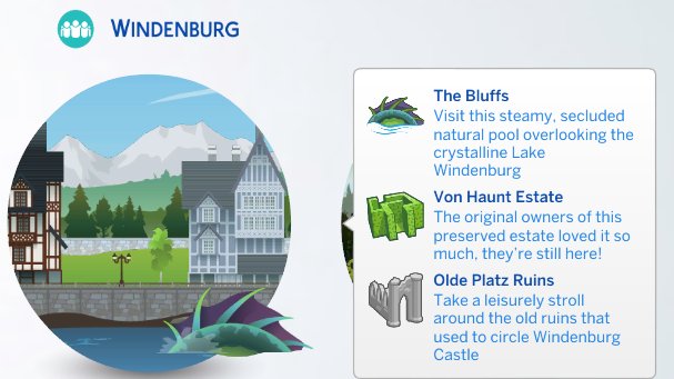 What each world offers for a Vacation!