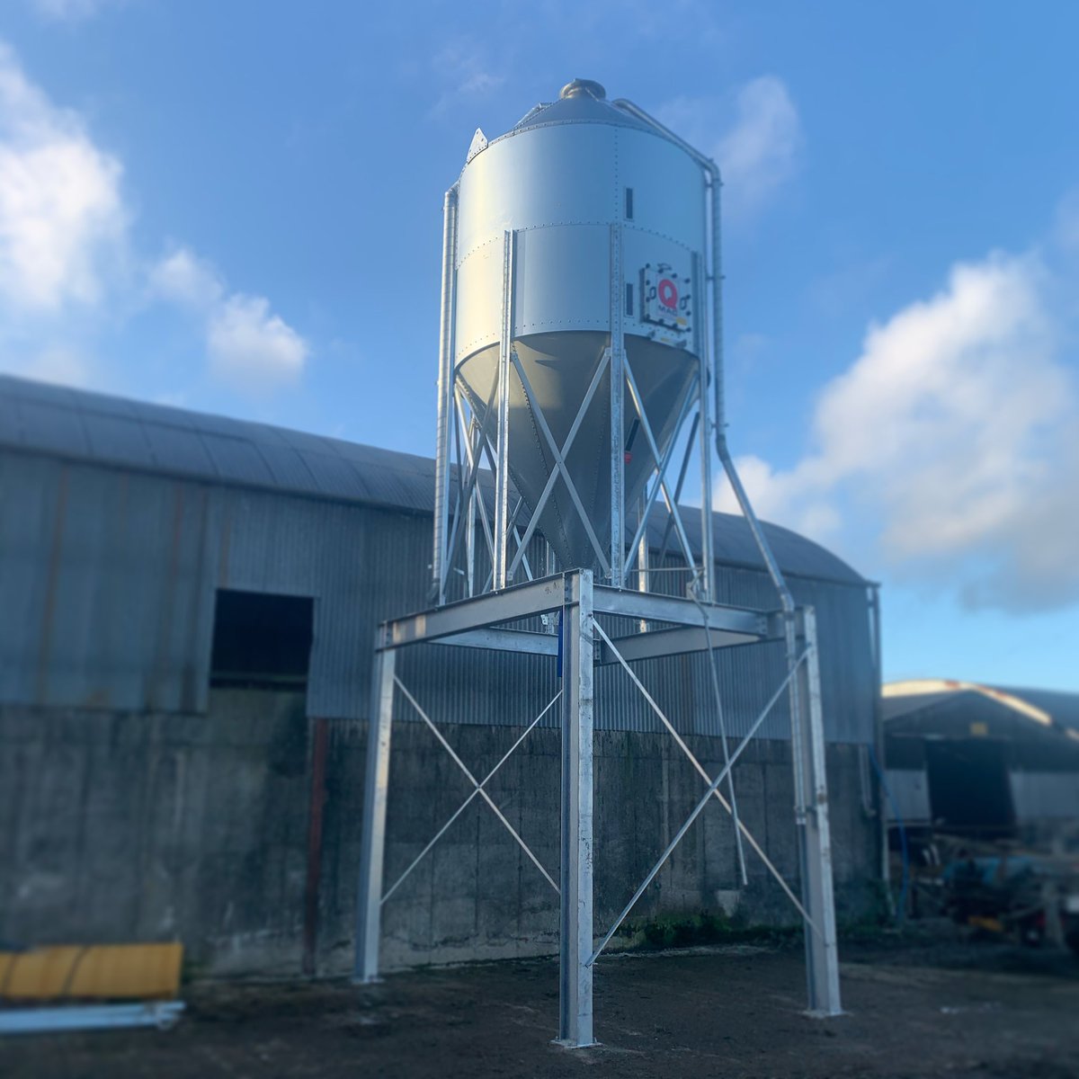 Today’s job complete ✅ #Qmac #Silos #QmeansQuality #gantry #crane