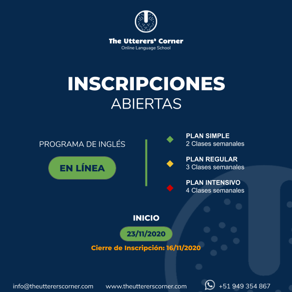 UtterersCorner's tweet photo. ¡Todavía hay oportunidad de empezar!

You still have chance to start!

INSCRIPCIONES / ENROLLMENTS https://t.co/p4x4oZCMD8