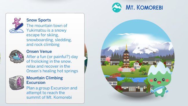 What each world offers for a Vacation!