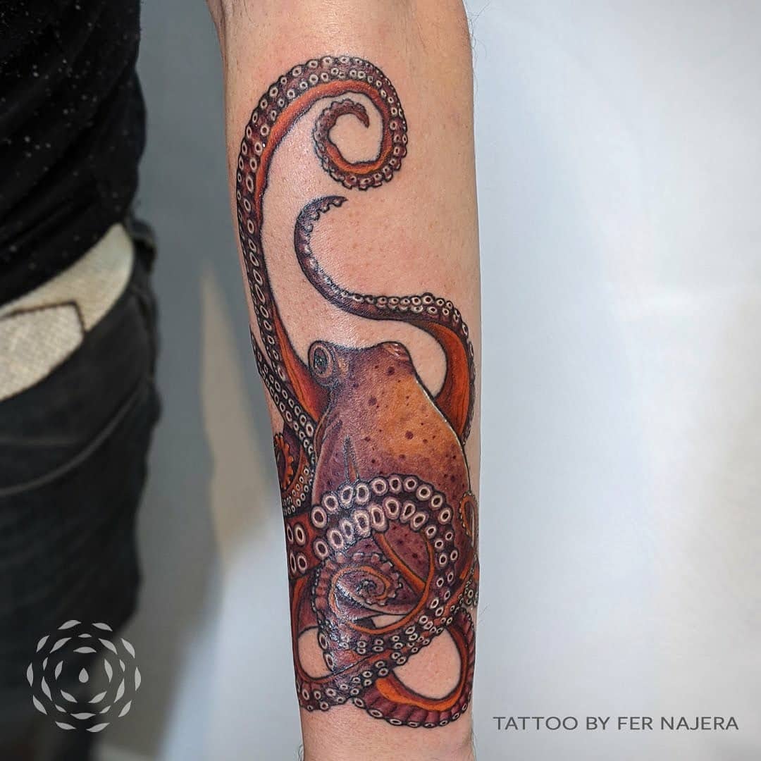 Giant Octopus Tattoo