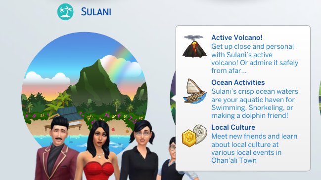 What each world offers for a Vacation!