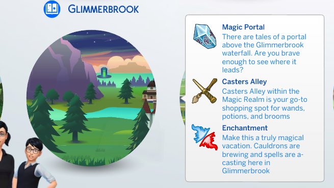 What each world offers for a Vacation!