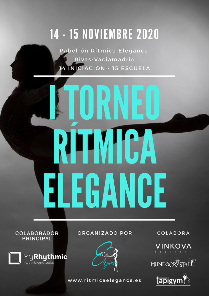 MyRhythmic's tweet photo. Este fin de semana estaremos retransmitiendo el I Torneo Rítmica Elegance en Rivas Vaciamadrid.
🤸🏻‍♀️ SÁBADO 14 noviembre: INICIACIÓN DE 9:00 a 16:00h https://t.co/R3wwhZDaXY
🤸🏻‍♀️ DOMINGO 15 noviembre: ESCUELA DE 9:00 a 19:00h
https://t.co/3kK3VoIGwD
#MyRhythmic ¡Nos vemos este finde! https://t.co/qU7TIEhJIr