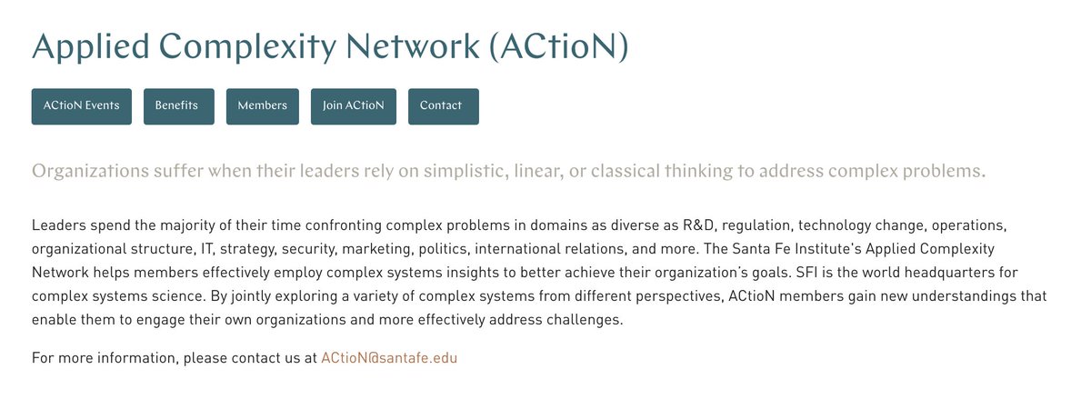 sfiscience's tweet image. And that&apos;s it for today!  Tune back in with us tomorrow for highlights from Part 2 of our 2020 #AppliedComplexity Symposium.

For more info on how to get involved next year:
santafe.edu/action