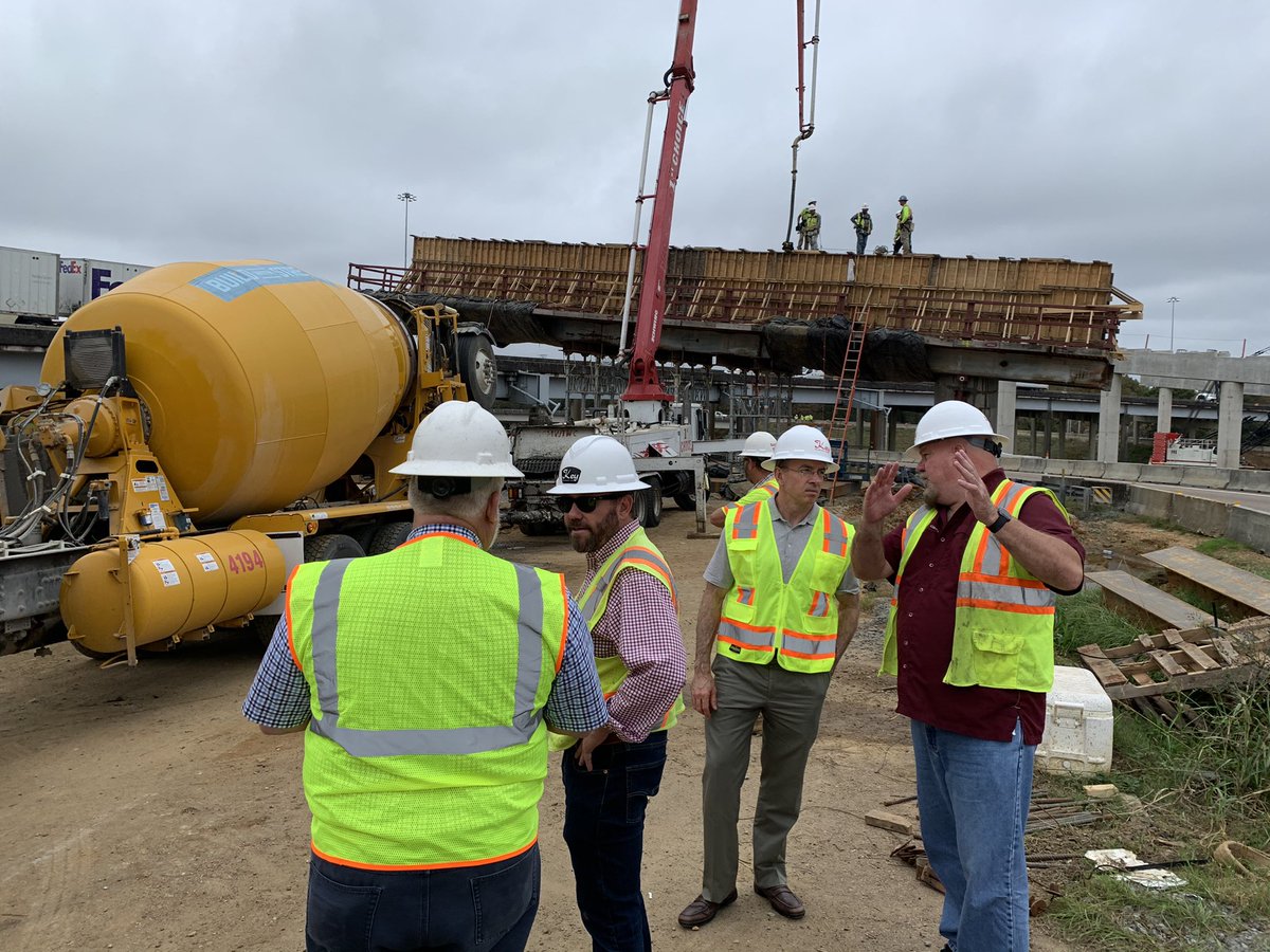 msroadbuilder's tweet photo. Great to have Dave Bauer, President & CEO of American Road and Transportion Builders Association in town this week visiting with contractors. Thanks to Key Constructors on great tour of the I-20 project.#BlackLabelBridgeBuilders #artba https://t.co/fu7wJwEHki