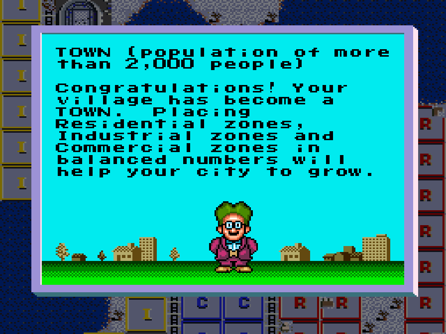 It's given me SEVERAL pieces of landfill.I turned on the time, connected the power, and immediately got town status.Chickago.......... it's a city on the grow. #IGCvSNES