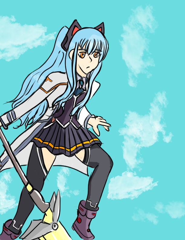 Potatosdraws's tweet photo. Trailstober #17 Long-ranged

Can't wait to play Zero &amp; Ao no Kiseki~ (but before that, I have Trails in the Sky) And yes, Tio Tot is flying. Why? Because she's Tio!

#trailstober #thelegendofheroes #trailsof https://t.co/IIG9c3tRIC