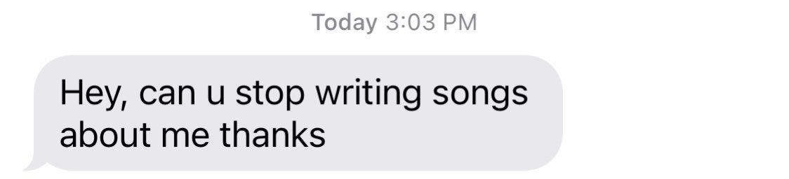 Tell me I won’t write one about this...