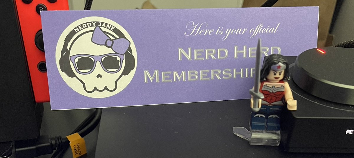 NefertitiKoopa's tweet photo. got my official #NerdHerder card from @jane_nerdy 🤓 https://t.co/WaeONqOH8B