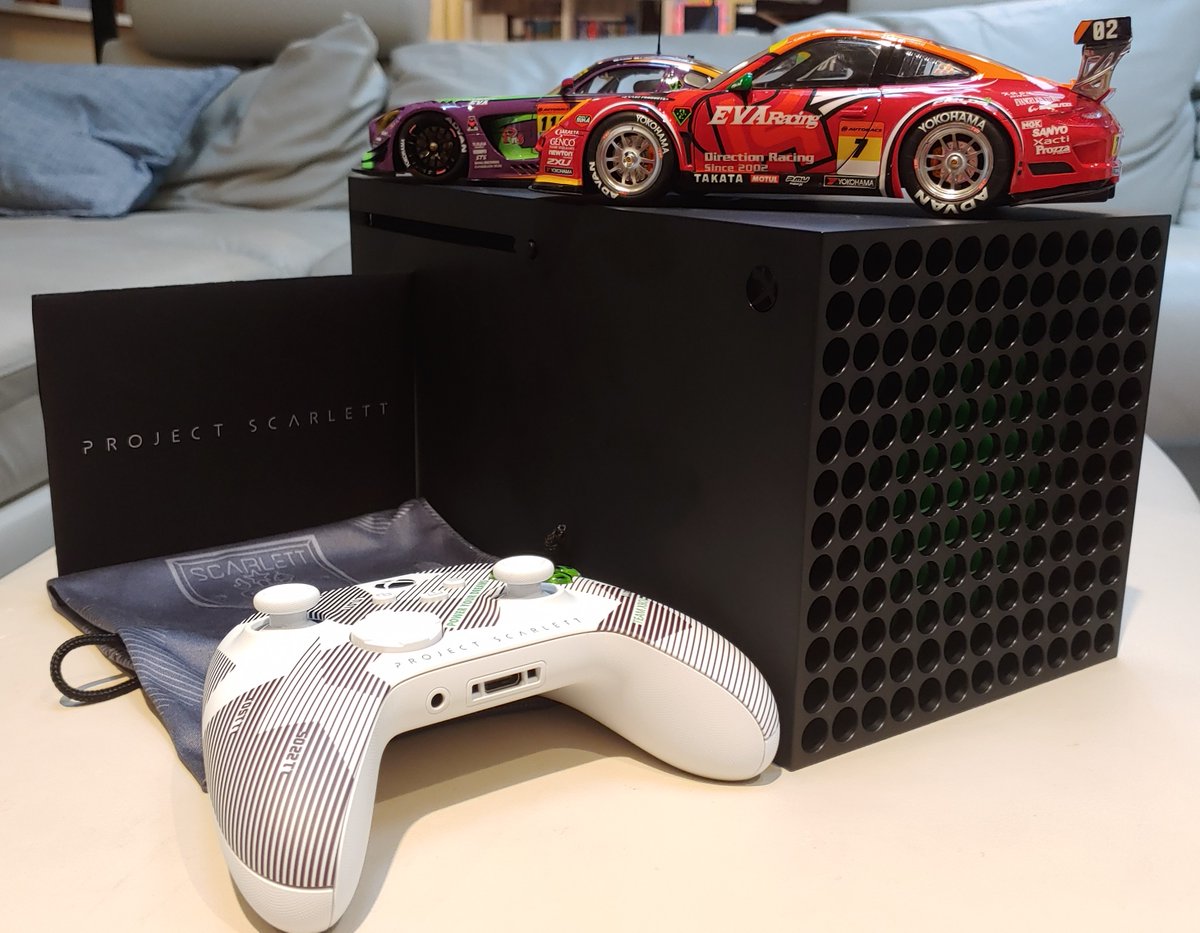 angelmexluis's tweet photo. Some #XboxSeriesX glamour shots along with my #scalecars
#Xbox #microsoft #ForzaMotorsport7 #ForzaHorizon4 #xboxlaunch #teamxbox #projectscarlett #miniaturepainting #gamedev #gamedeveloper #gamer #gaming #gamecreator #XboxSeriesS https://t.co/YAIyK5thkN