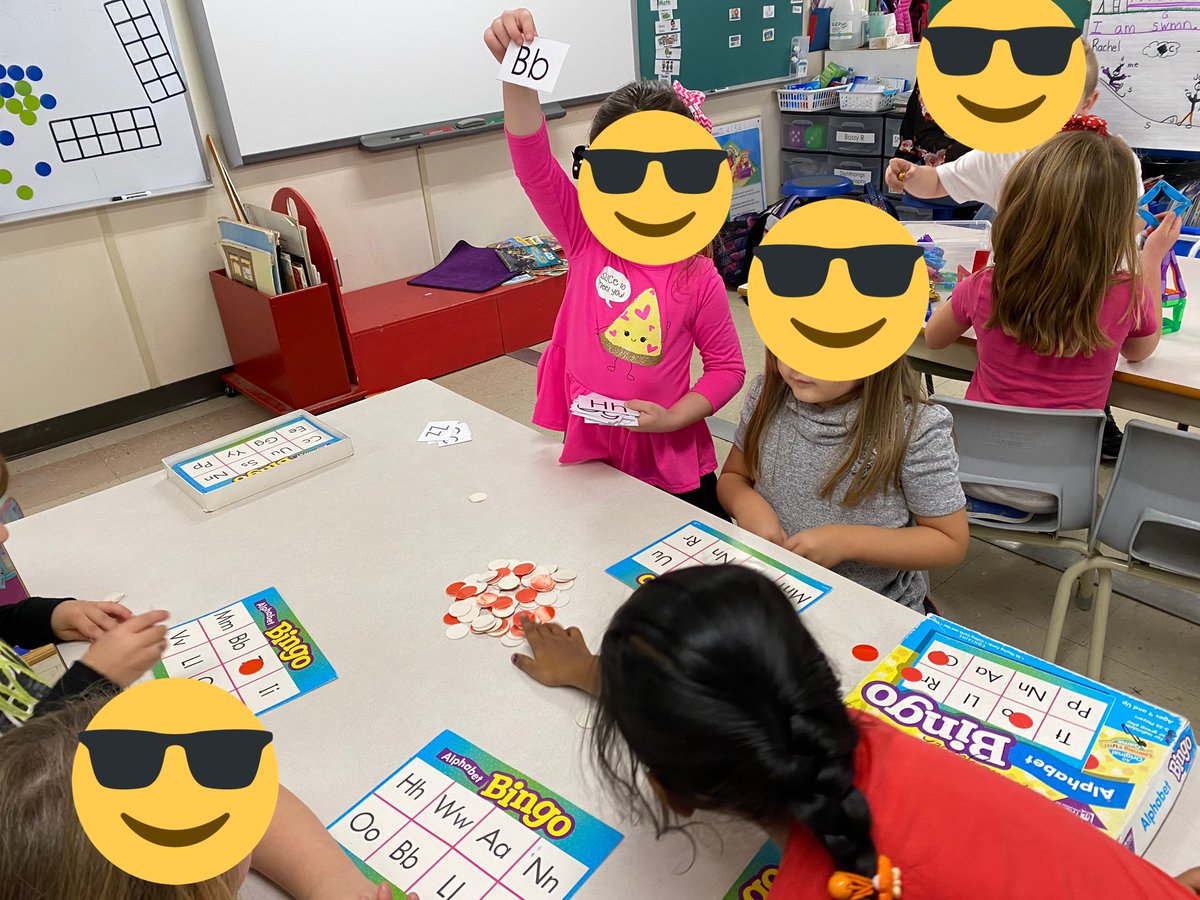 RachyDoucette's tweet photo. When they ask to play Letter Bingo for MEC,  ... WINNING!!! @FES_NB @ASDWLimelight https://t.co/vdnm3Z6u3I