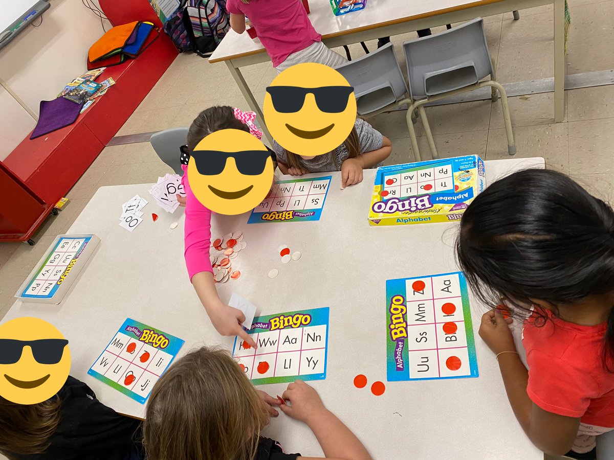 RachyDoucette's tweet photo. When they ask to play Letter Bingo for MEC,  ... WINNING!!! @FES_NB @ASDWLimelight https://t.co/vdnm3Z6u3I
