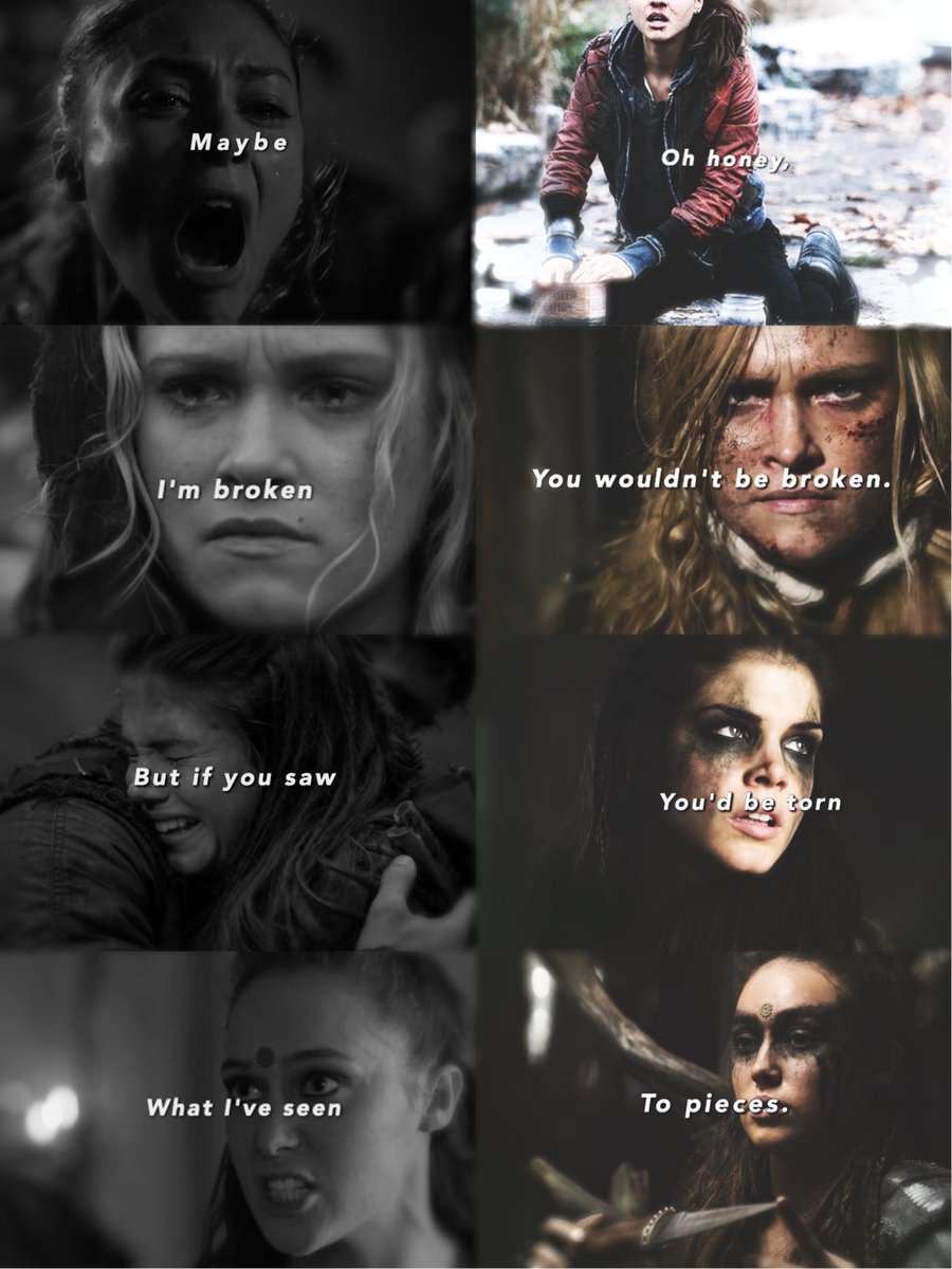 Multi_Fandom_s's tweet photo. Peut-être que je suis cassé, mais si tu as vu ce que j’ai vu

Oh chérie, tu ne serais pas cassée. Tu serais déchirée en morceaux.

#The100 
#RevenReyes
#ClarkeGriffin
#OctaviaBlake
#Lexa https://t.co/s2Pc69CWJ9