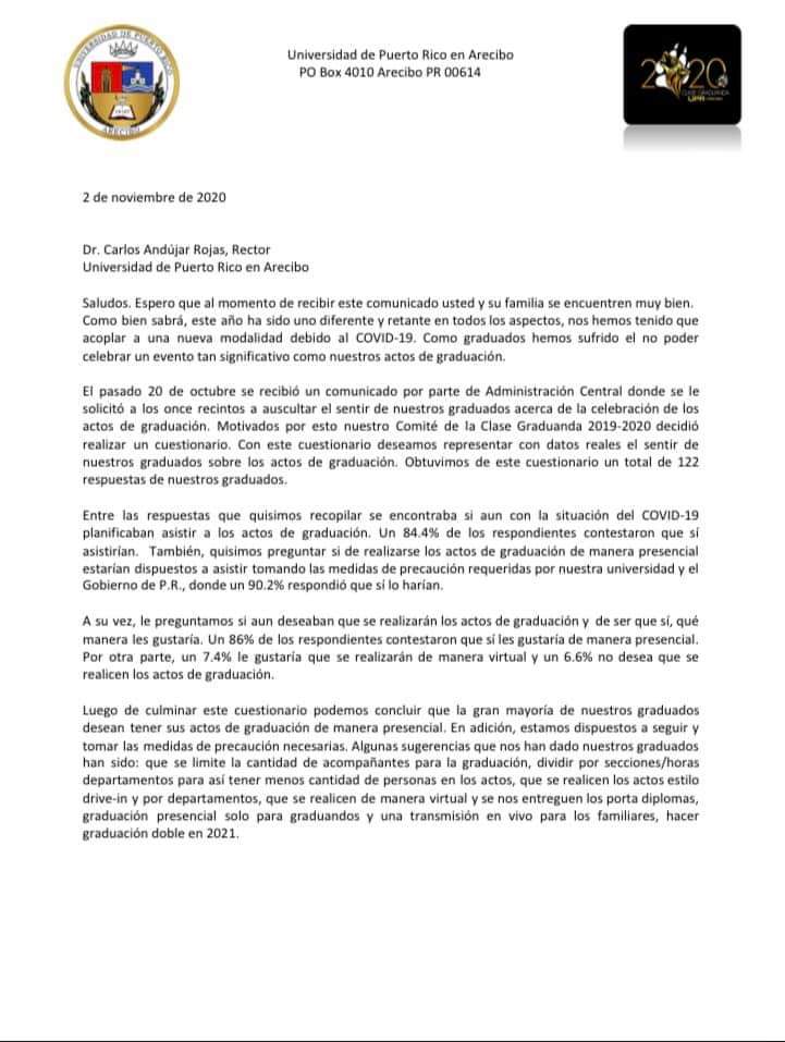 Gradu50UPRA's tweet photo. 🚨Atención🚨
Agradecemos a todes los que contestaron el cuestionario. Adjuntamos el informe que se le entregó a la administración universitaria. https://t.co/iHUIjBnBME