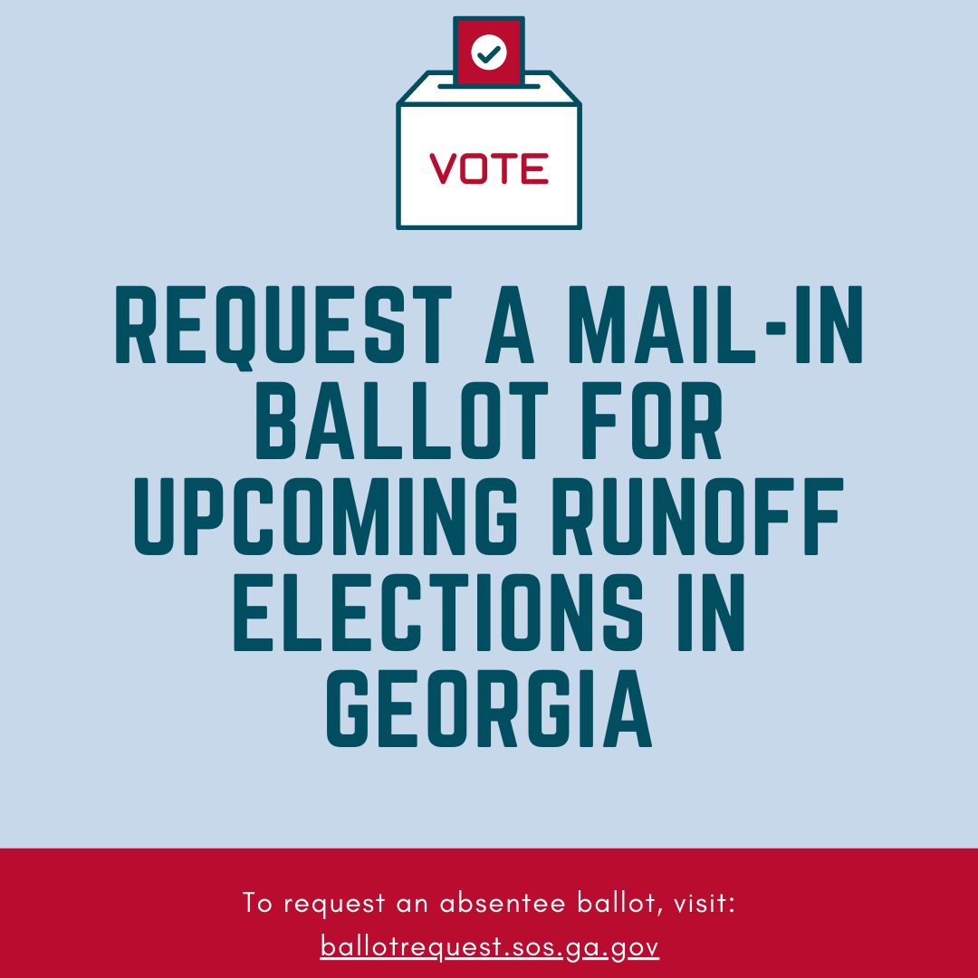 PublicHealthUGA's tweet photo. Attention CPH Dawgs! Now is the time to request a mail-in ballot for the upcoming run-off elections in Georgia!
Find Out How โ https://t.co/s558g7fEut
#CPHDawgsVote
#CommitToVote https://t.co/3pJcH8wIOP