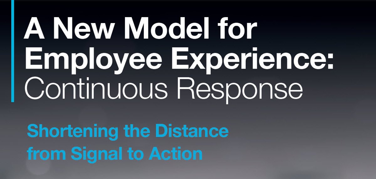 Josh_Bersin's tweet photo. Employee Experience 4.0: Closing The Loop From Signal To Action - learn about the emerging new world of real-time employee experience solutions. @BersinAcademy  https://t.co/WFbBkuFzG4 https://t.co/QATW4QBVPC