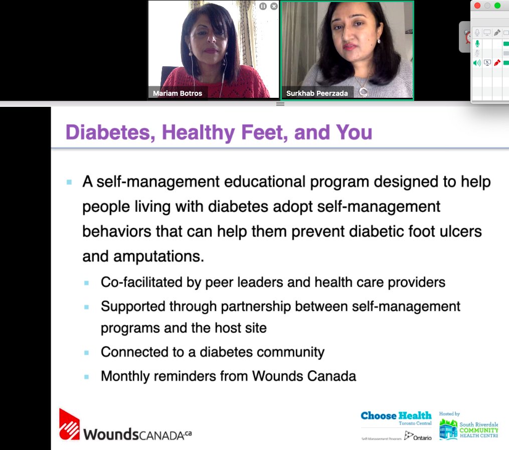 Great opportunity to co present on the Diabetes Healthy Feet & You program with @ToSurkhab - Together we can #Savethe4 #EndAmputations @SueRosenthal @CrystalMcCallu @jasonaltenberg