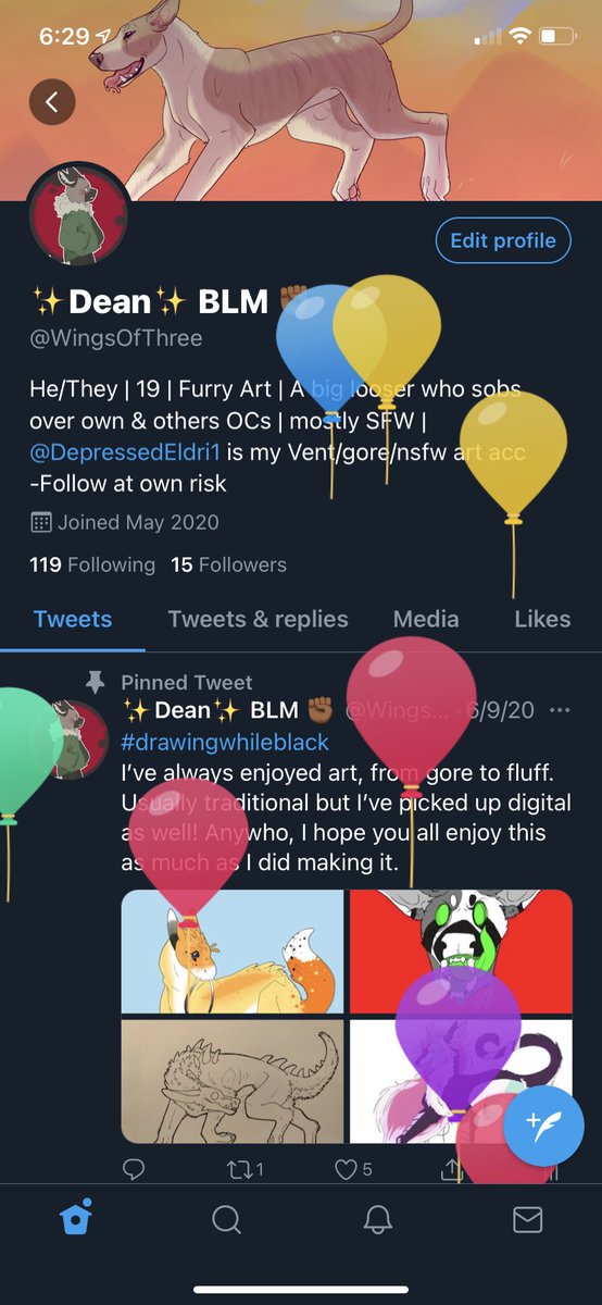 RuggedFeathers's tweet photo. I’m a birthday boy today >:)) https://t.co/DVHJyilNDY