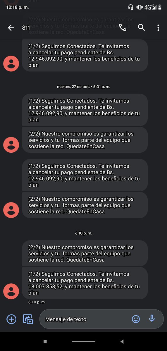 acteltigre's tweet photo. @valeriaaaacl @AyudaMovistarVe Pasados es poco.
Unos abusadores con esos costos. https://t.co/ByAAuCQk9C