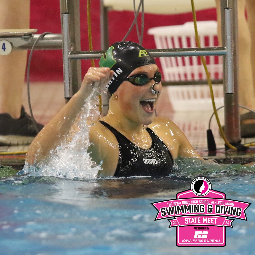 Make it two in one night!

@ScarletRMartin of @SwimICWest breaks the state record in the 100 Backstroke with a time of 54.17.

#IGHSAU #IowaGirl #IAHSSWIM