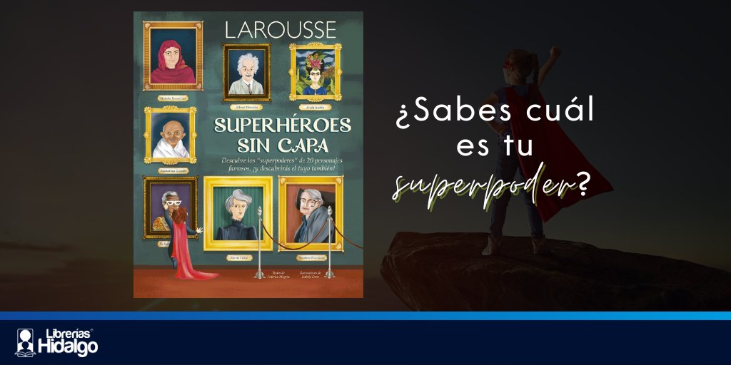LibreriasH's tweet photo. Haz que tu pequeñín se divierta descubriendo los “superpoderes” de 20 personajes famosos y también haz que él descubra el suyo! 
¡De venta en nuestras sucursales y página web web 👉https://t.co/XGg7MSXw5e! https://t.co/z7tjUd2A9Z
