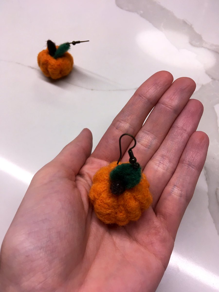 If you are looking for something handmade and cute and cheap this holiday season! I felt earrings!! And keychains! I have 0 income!!! Thank u!