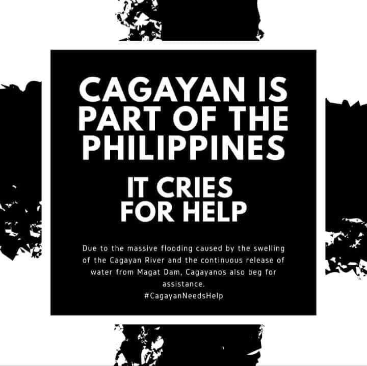 Daily_JKUpdate's tweet photo. PLEASE SHARE!!!
PLEASE SHARE!!!
PLEASE SHARE!!!

Hindi na po kaya ng RUBBER BOATS ang Linao East Tuguegarao. CALLING FOR AERIAL RESCUE TEAMS!!! 

A simple RETWEET MEANS SO MUCH! 

#CagayanNeedsHelp
#RescueTuguegarao
#RescuePH
#RescueCagayanValley https://t.co/VN3bGfXglA
