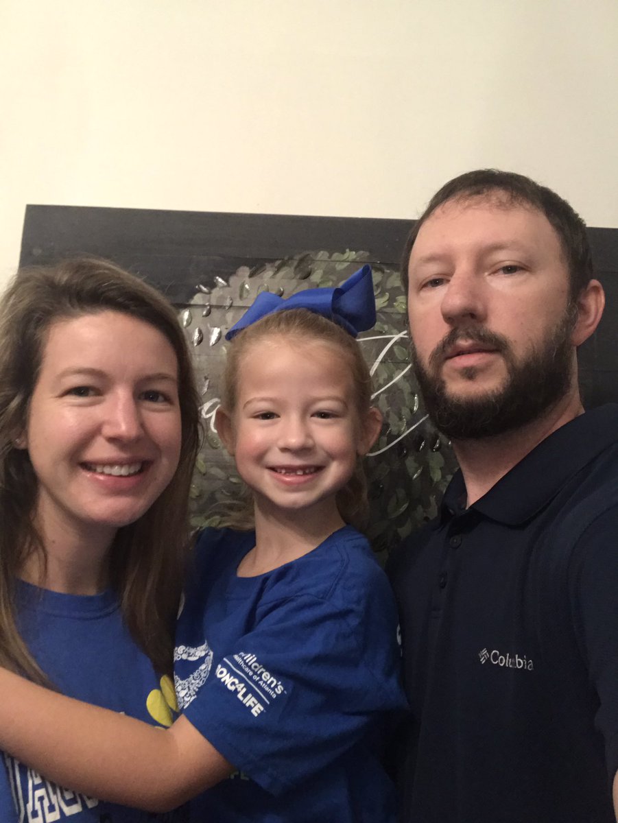 KAllenKinder's tweet photo. The Allens are all in! #BlueShirtDayHCS @ARES_HCS @UGHS_Wolverines https://t.co/tP7OcTL4Fs