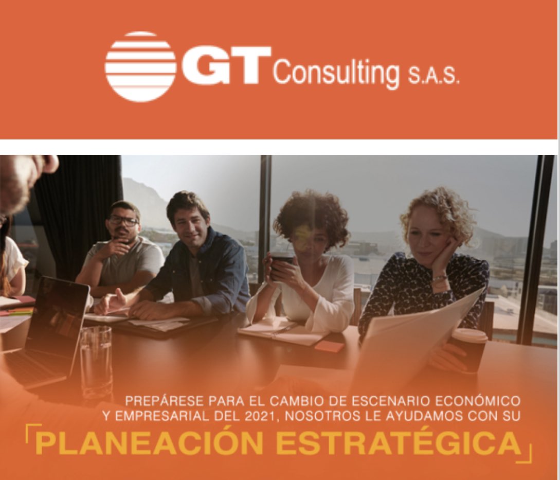 gtcsas's tweet photo. En GT Consulting le ayudamos a definir y gestionar el direccionamiento y la planeación estratégica de su empresa para llevarla al cumplimiento de los objetivos organizacionales involucrando todo el equipo humano. https://t.co/8wpDDhjzIU #planeacionestrategica https://t.co/cErBqjAfDW